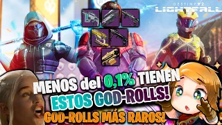 GOD-ROLLS MÁS RAROS! SOLO 0.01% LO TIENEN! Destiny 2 Lightfall