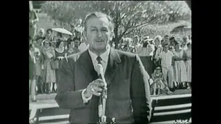RARE VIDEO: Walt Disney speaks on Disneyland's Opening Day on July 17, 1955 | ABC7