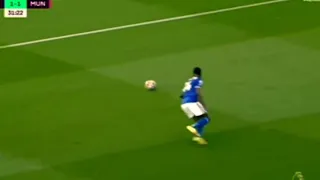 Goal tielemans vs Manchester united