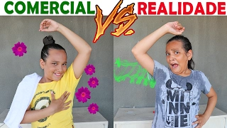 COMERCIAL VS REALIDADE! - JULIANA BALTAR