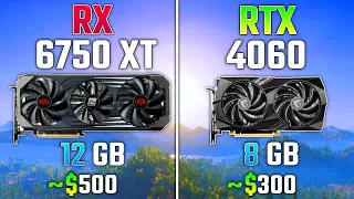 RX 6750 XT vs RTX 4060 | Test in 7 Games