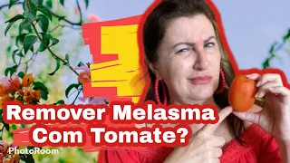 DORMI COM MELASMA, ACORDEI SEM MELASMA , USEI TOMATE.