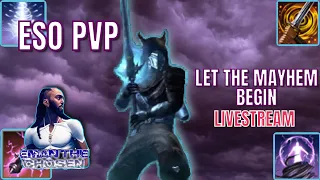 ESO PVP STAMSORC PVP: LET THE MAYHEM BEGIN!! ⛈PCNA GIVEAWAYS!⛈