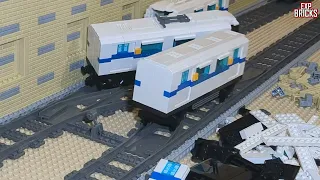 Train construction and crash tests #bricks #brickbuilder #experiment #crash #lego