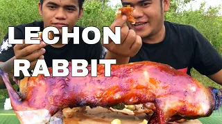 OUTDOOR COOKING | LECHON RABBIT PHILIPPINES