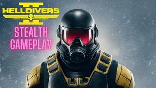 Helldivers 2: CB-9 Crossbow Stealth Gameplay (Bunkers Solo Helldive /// All Clear /// No Deaths)