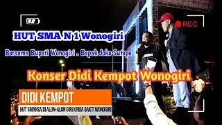 Dokumentasi Konser Didi Kempot HUT SMA Negeri 1 Wonogiri ke - 57