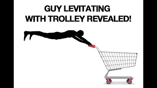 GUY LEVITATING WITH SHOPPING CART BY XAVIER MORTIMER REVEALED!