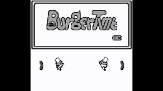 Burger Time (Game Boy) GAME OVER Screen