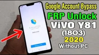 Vivo Y81 (1803) Frp Bypass Without PC ! Vivo Y81 Google Account verification 2020