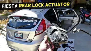 HOW TO REPLACE DOOR LOCK ACTUATOR ON FORD FIESTA MK7