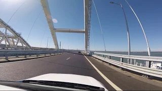 Крымский мост. Июнь 2018. Длина моста - 19км, стоимость ~ 228 млрд рублей,  срок - 4 года.