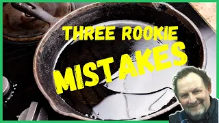 Cast Iron Skillet 101 - TOP (3) MISTAKES Beginners Make!