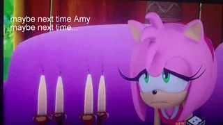 Sonamy moment in Sonic Boom Episode 3 minutes or Less+Announcement concerning my Top 100 Sonic Songs