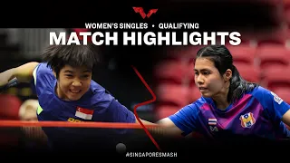 Jinnipa Sawettabut vs Loy Ming Ying | WS Qual | Singapore Smash 2023