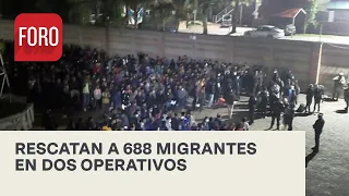 INM rescata a 688 migrantes en dos operativos en Puebla - Las Noticias