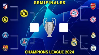 ASÍ se JUGARÁN las SEMIFINALES de la UEFA CHAMPIONS LEAGUE 2023/2024