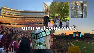 university of minnesota welcome week :)