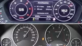 2016 Audi A4 allroad 3.0 TDI quattro vs. BMW 330d F30 0-100 km/h & 0-100 mph Acceleration