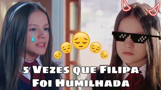 5 VEZES QUE FILIPA FOI HUMILHADA| As Aventuras de Poliana