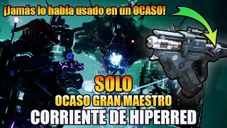 OCASO Gran Maestro en SOLITARIO (Juramento de quemador Celeste9) Corriente de Hiperred Destiny 2