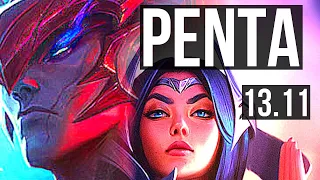 YONE vs IRELIA (TOP) | Penta, 12/0/1, Legendary | KR Diamond | 13.11