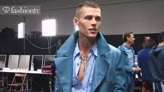 Male Models Backstage at Umit Benan Spring/Summer 2013 | Milan Men's Fashion Week | FashionTV FMEN