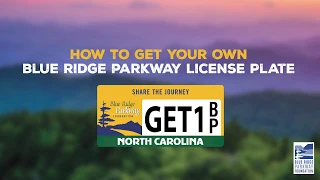 How to get the N.C. Blue Ridge Parkway specialty license plate