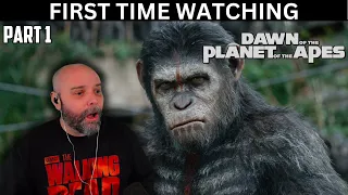 Dawn of the Planet of the Apes (2014) - First Time Watching  -  Movie Reaction - Part 1/2