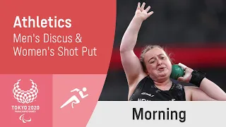 Athletics Discus & Shot Put | Day 9 Morning | Tokyo 2020 Paralympic Games