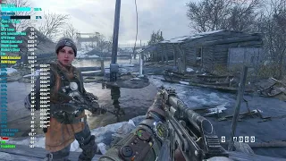 Metro Exodus: 4K Extreme settings, Ultra Ray tracing on AMD 7900 XTX & 5700X