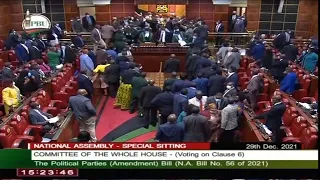 WATCH DRAMA IN PALIARMENT ON HOW MPS EXCHANGED BLOWS OVER LINTURI IMPEACHMENT