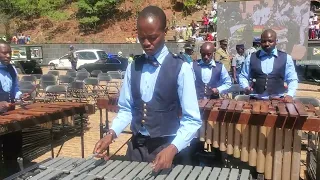 Zimbabwe Republic Police Marimba Band at the National Shrine...Mahororo song