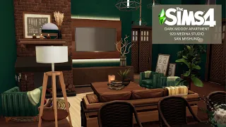 Dark Moody Apartment | 920 Medina Studio | San Myshuno | The Sims 4 | Stop Motion | No CC