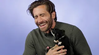 Jake Gyllenhaal Plays With Puppies While Answering Fan Questions