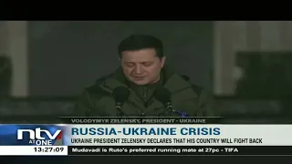 Russia-Ukraine Crisis: President Zelensky declares that Ukraine is fearless