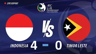 Full Highlights & All Goal 4-0 Indonesia U-20 vs Timor Leste U20 - Qualifier AFC U 20 Asian Cup