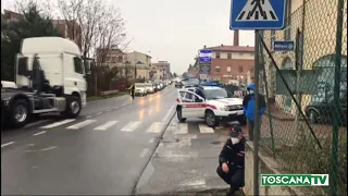 2021-01-30 AREZZO - UNA DONNA INVESTITA NELLA STRADA PIÙ PERICOLOSA