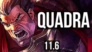 DARIUS vs URGOT (TOP) | Quadra, 17/2/13, 600+ games, Godlike | EUW Master | v11.6