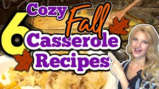 6 Unbelievable COZY FALL CASSEROLE Recipes that will leave you wanting MORE! | Comfort Food Recipes