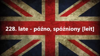 1000 najczęściej używanych słów w języku angielskim część 22