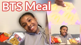 TRYING THE BTS MEAL FROM MCDONALD'S!