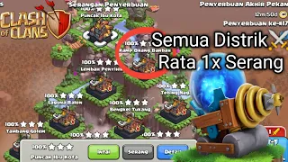 Cara Saya meRatakan IbuKota Klan dalam 1x Serang - Clash of Clans Indonesia