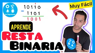 ✅RESTA BINARIA [ 𝙈é𝙩𝙤𝙙𝙤 𝙁𝙖𝙘𝙞𝙡í𝙨𝙞𝙢𝙤 😎​🫵​💯​ ]SISTEMAS BINARIOS