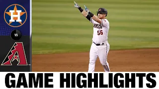 Calhoun drills walk-off in D-backs' 5-4 win | Astros-D-backs Game Highlights 8/6/20