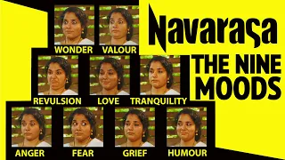 Navarasa or the Nine moods in the Classical Dance of India | Facial expressions