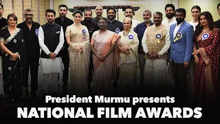 President Droupadi Murmu presents the 69th National Film Awards at Vigyan Bhavan, New Delhi