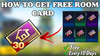 HOW TO GET FREE ROOM CARD IN  PUBG MOBILE (Every 10days)