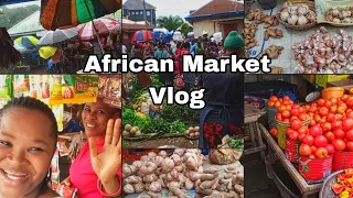 Vlog|| African Market Vlog || Current Cost Of Foodstuffs In Nigeria||Saturday Market