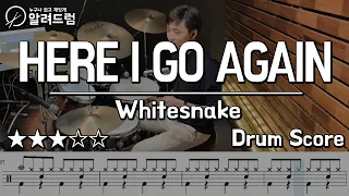 Here I Go Again - Whitesnake DRUM COVER